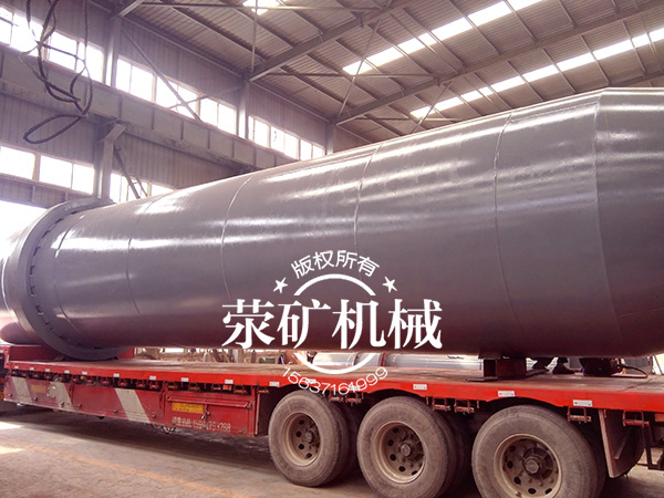 2.8x60米回轉(zhuǎn)窯設(shè)備裝車，單臺設(shè)備裝車完畢